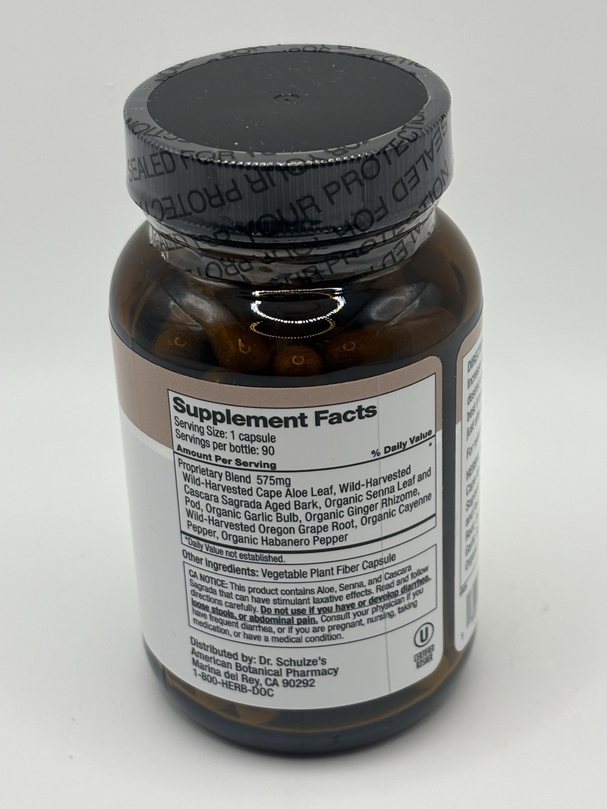 Dr. Schulze’s Intestinal Formula #1 Supplement 90 capsules exp: 09/2026