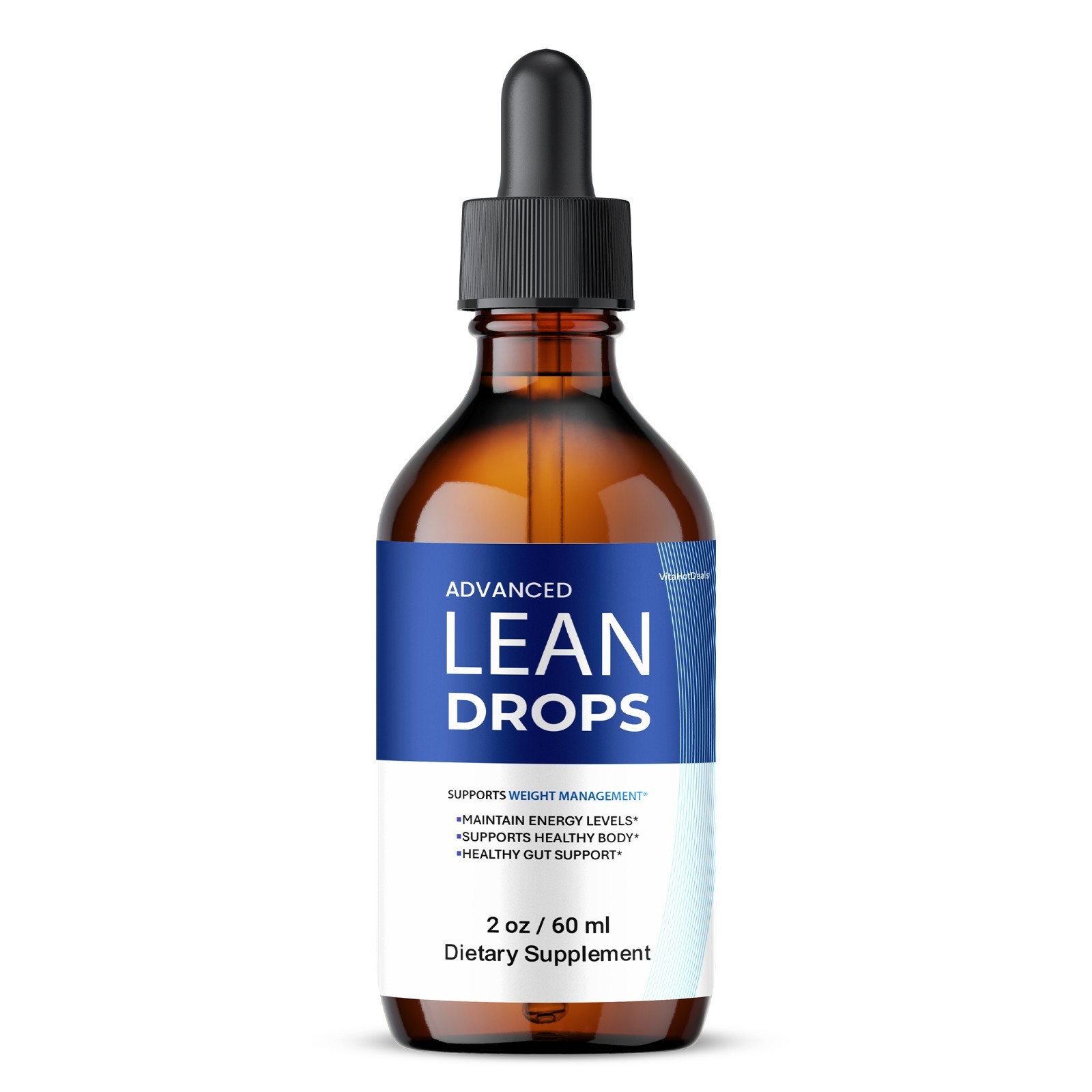 Lean Drops Liquid Supplement, All Natural Max Strength, LeanDrops (2 Pack)