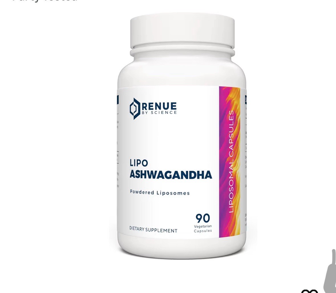 Renue By Science Ashwagandha | High Strength Liposomal Ashwagandha Supplements