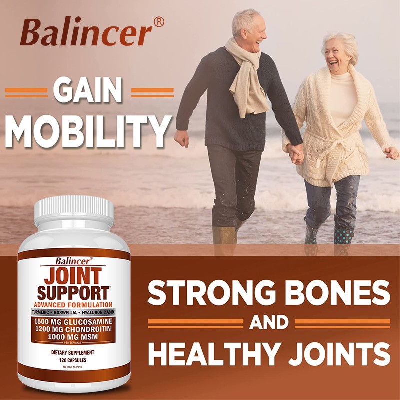 Glucosamine Chondroitin Turmeric MSM Triple Strength Bone Joint 120 Pills US