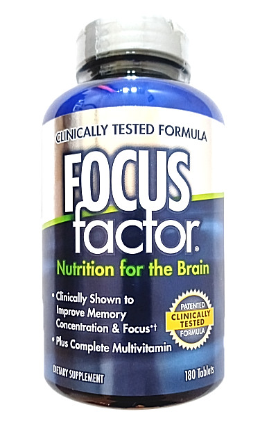 FOCUS Factor Dietary Supplement Nutrition for the Brain 180 Tablets EXP 10/2025
