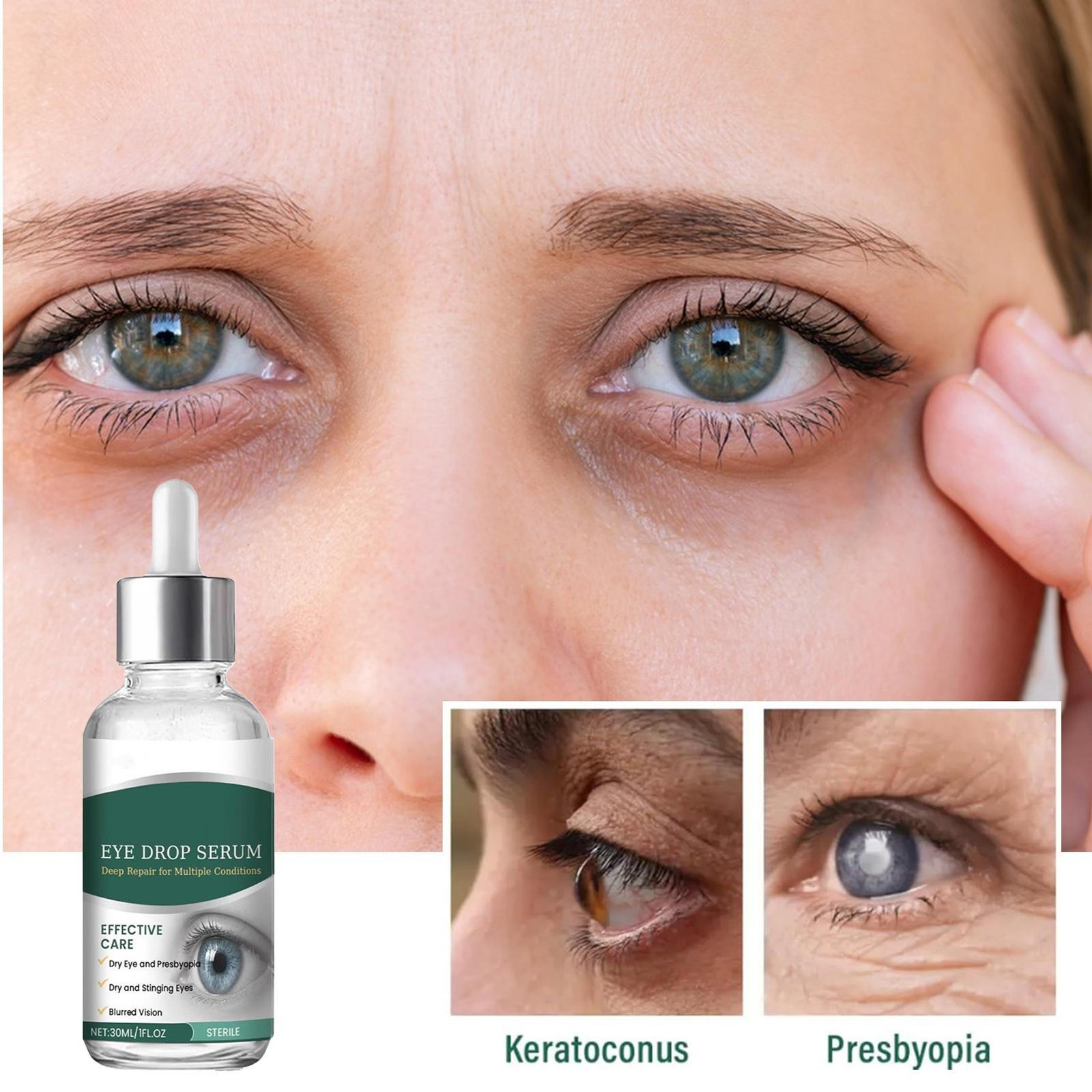 Eye Health Drops Nano Eye Drop Serum Dry Eyes Moisturizing Drops Relieve Fatigue