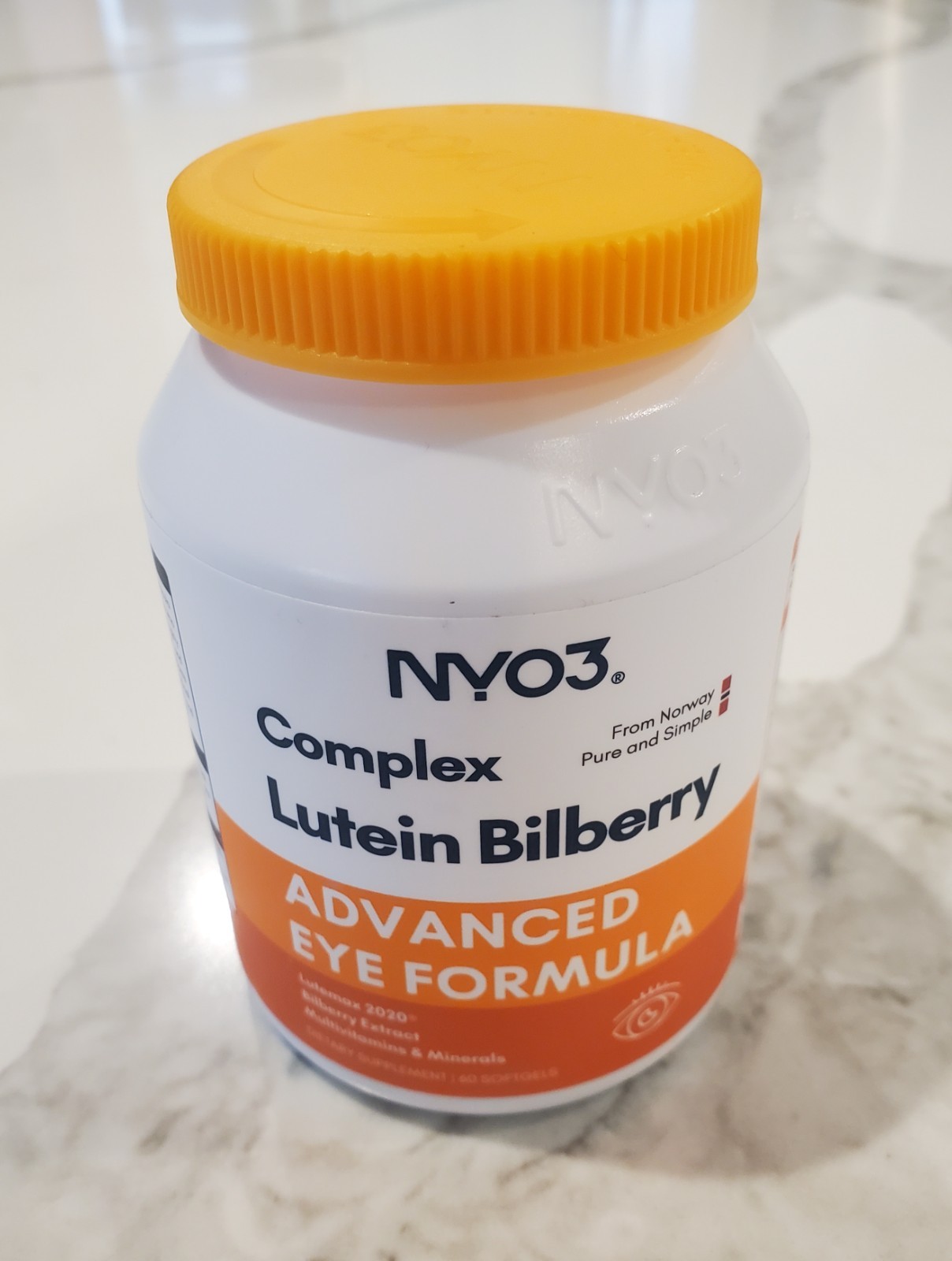 LOT of 10 NYO3 Lutein 20mg and Zeaxanthin Supplements – 60 Softgels – Exp 12/27