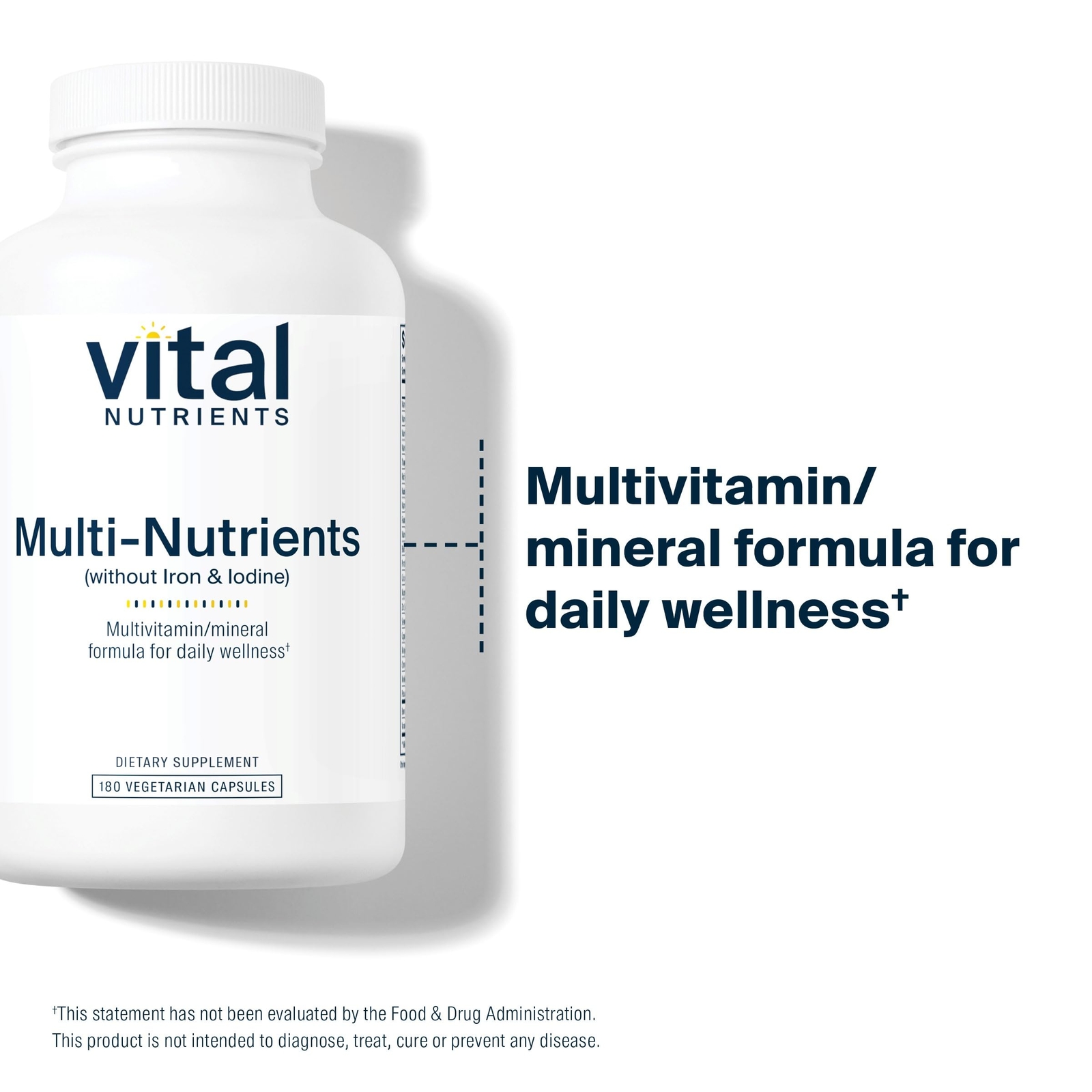 Vital Nutrients Full Spectrum Methylated Multivitamin 120 Count Multivitamin