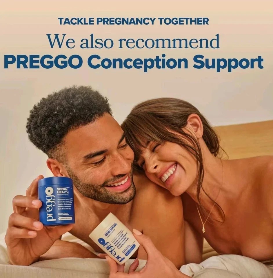 3PACK Preggo Sperm Health Capsules for Men Sperm Count & Motility,180 Vegan Caps