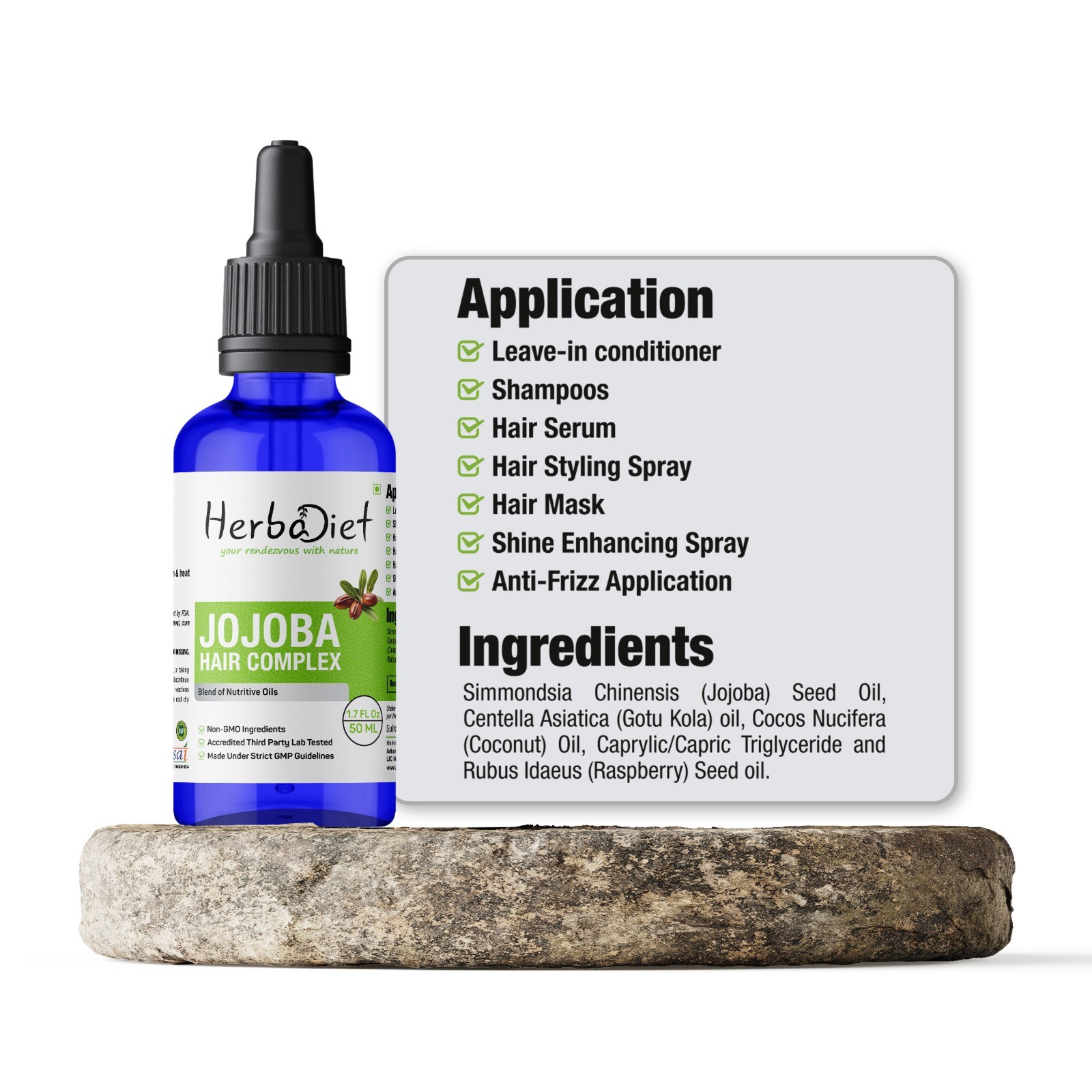 Jojoba Hair Complex Hydrating Scalp & Hair Care Formula For Dry Scalp, Dull Hair