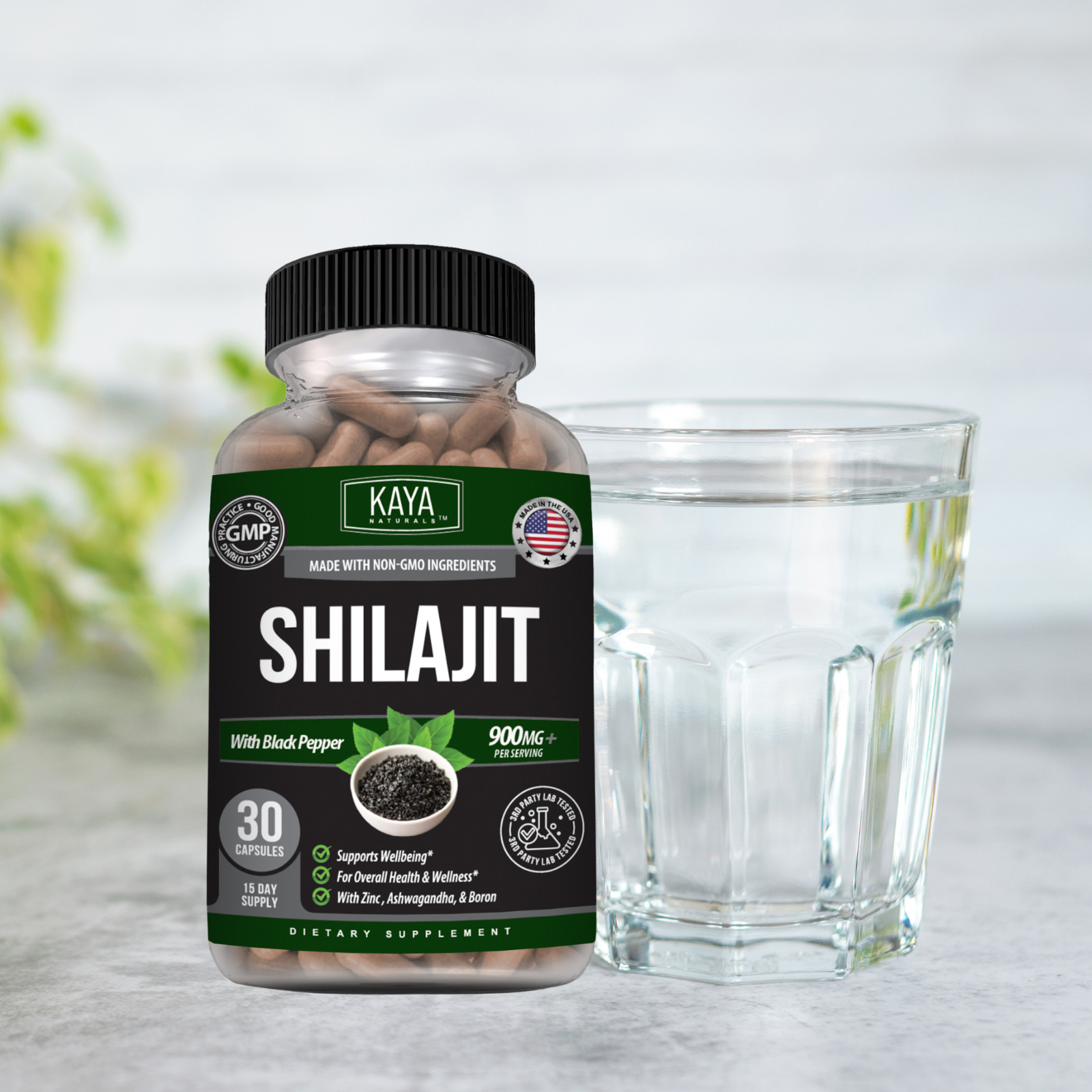 Shilajit Supplement Supports Energy, Stamina, Focus, Strength Boost
