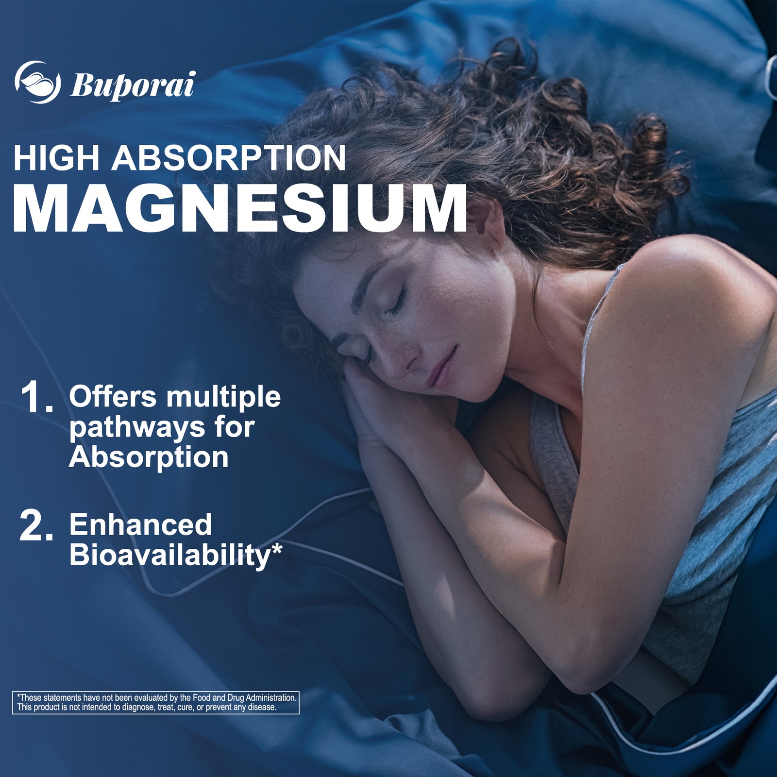 Magnesium – High Absorption Glycinate Lysinate – Muscle, Nerve and Bone Health