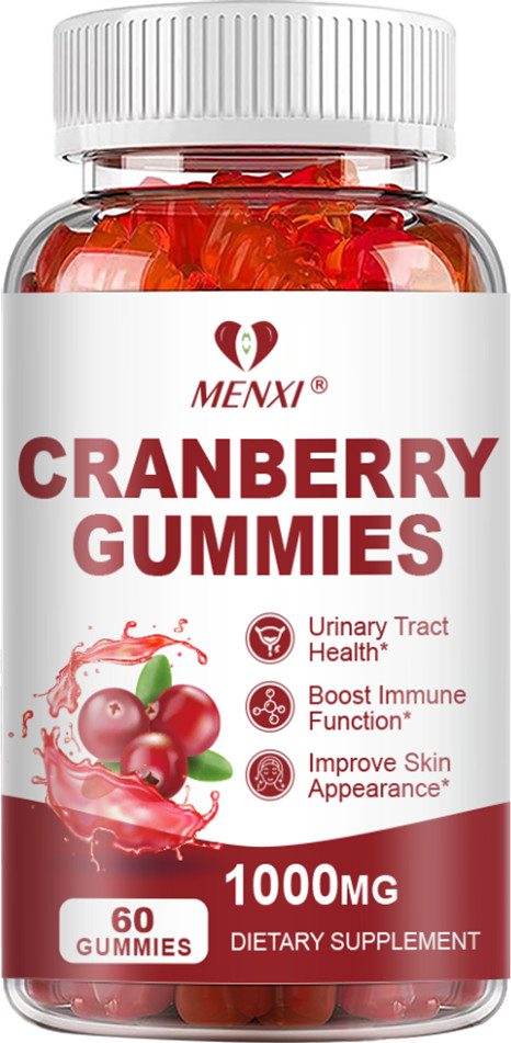 Cranberry Gummies 1000mg – Gluten Free, Allergen Free, Nutrient Rich, Vegan