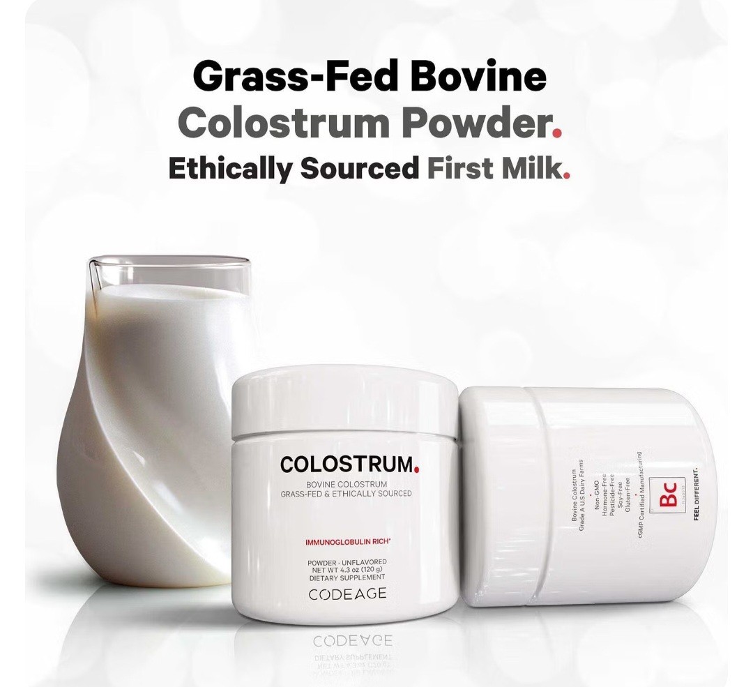 Codeage Grass-fed Colostrum, Unflavored, 120 Serv, Ethically Sourced, 07/2028✨️