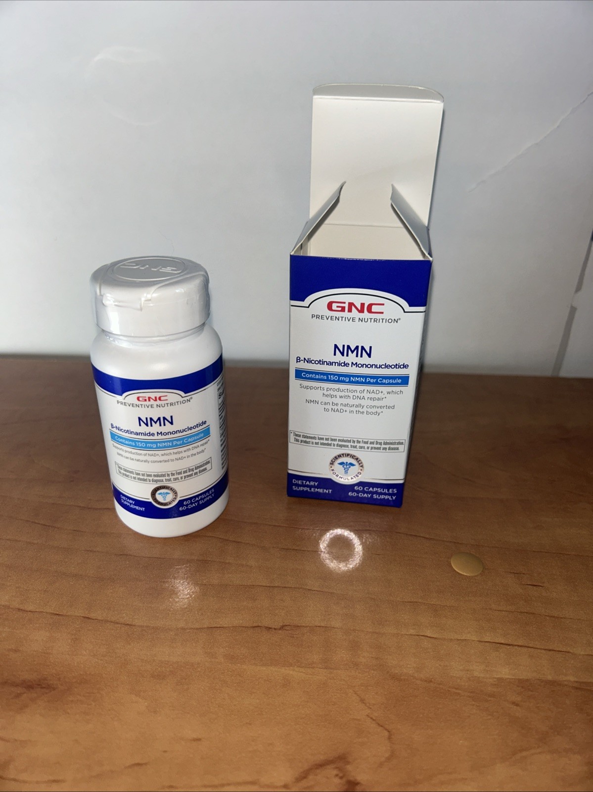 NMN B-Nicotinamode Mononucleotide GNC NMN SUPPLIMENT 150mg Capsules