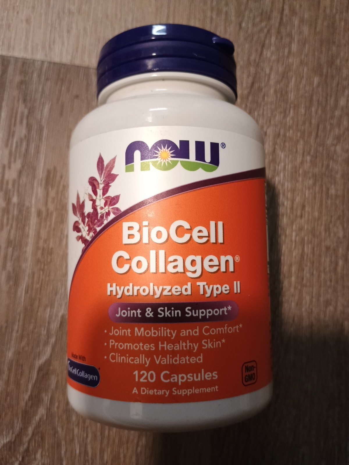 NOW Foods BioCell Collagen Hydrolyzed Type II – 120 Capsule