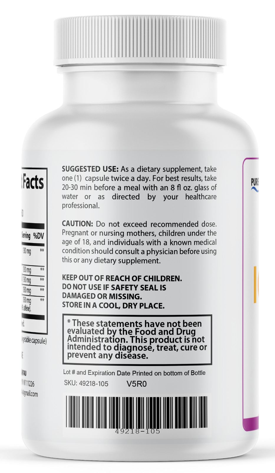 Ignitra Capsules, Weight Management Support Supplement – 2 Bottles