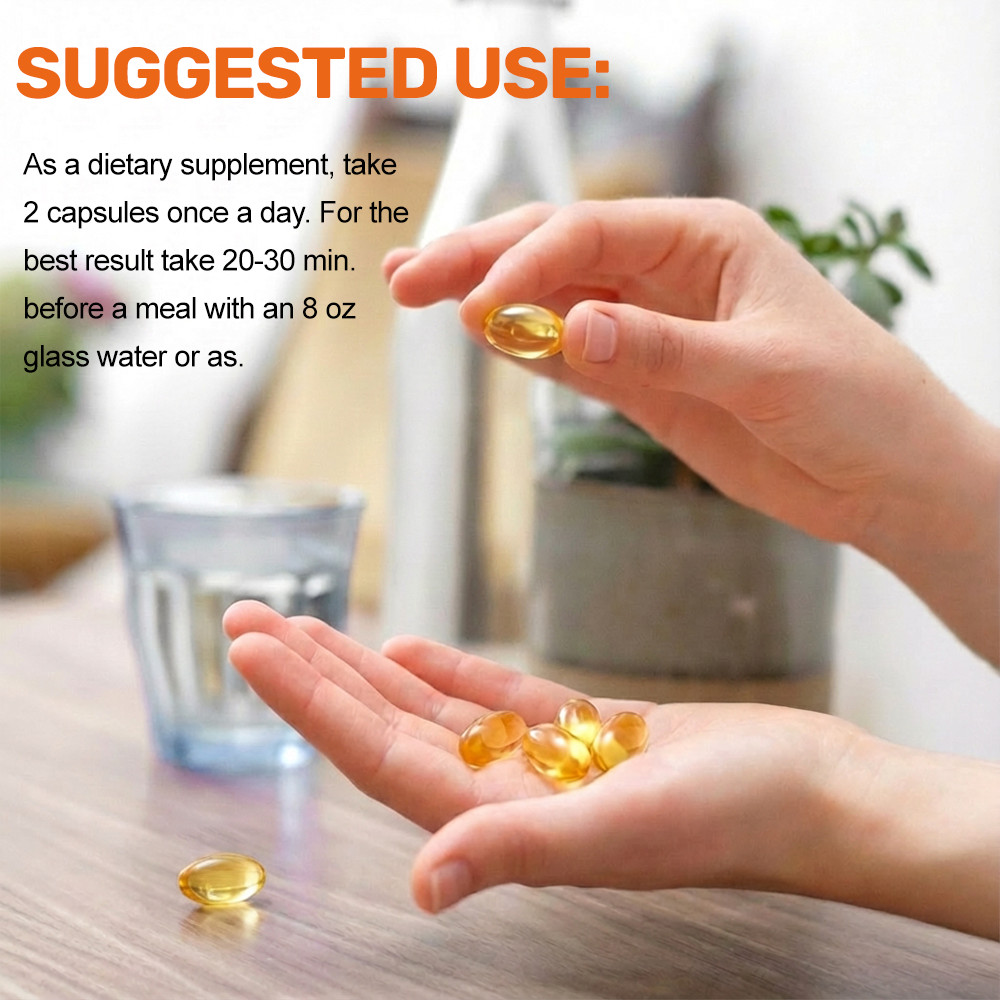 Magnesium Glycinate 400mg 120 Softgels High Absorption Supplement Vegetarian