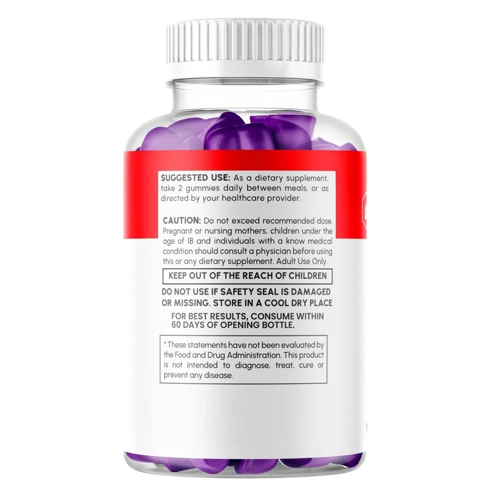 (1 Pack) Lyvaris Male ACV Gummy Male Health Support Formula Ly Varis 60 Gummies