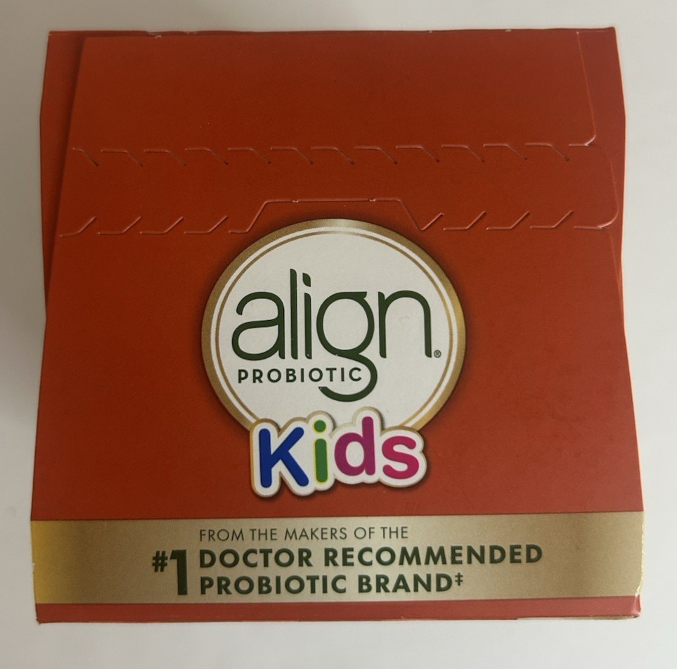 Lot Of 2 Align Probiotic Kids Yogurt Coated Fruit Bites Apple Blueberry Exp 3/27