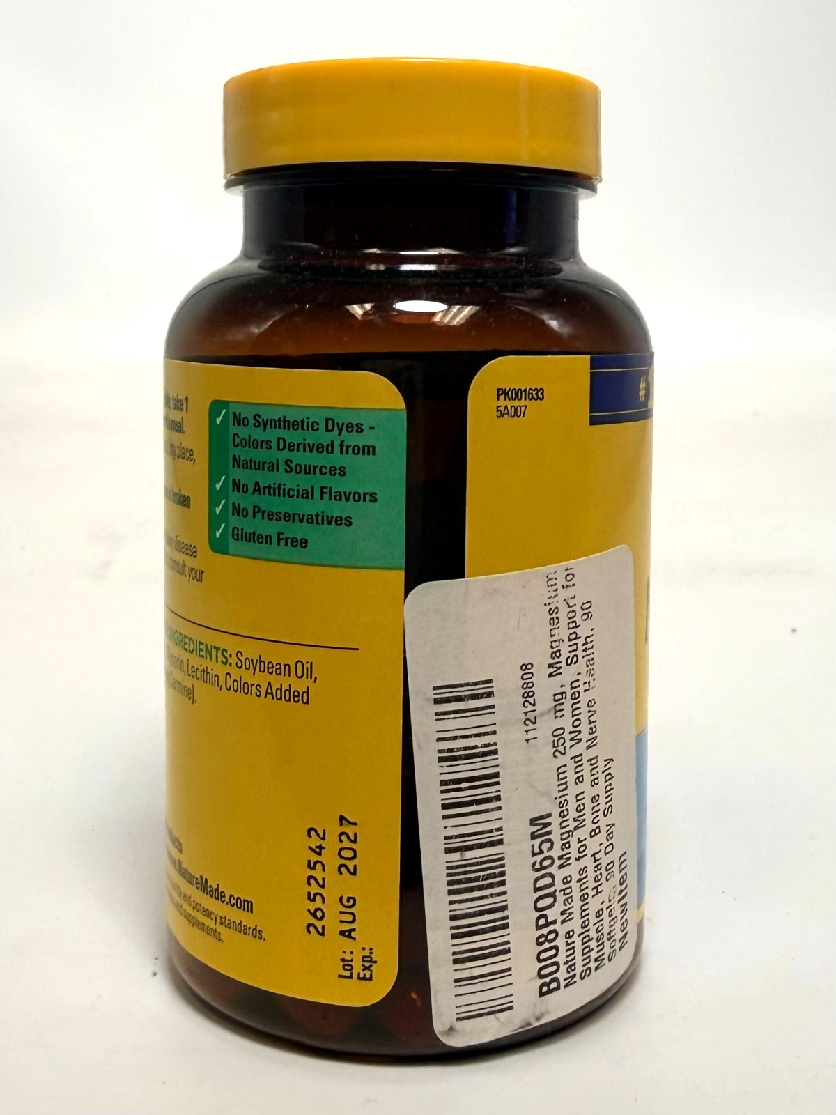 Nature Made Magnesium Support for Muscle 250mg – 90 Softgels *EXP 02/2027*