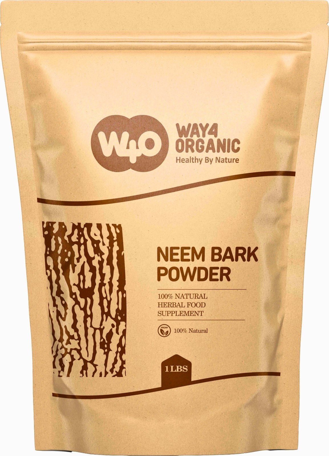 Neem Bark Powder 16 Oz (1 lb) – Dental and Digestion Support (Pack of 2)