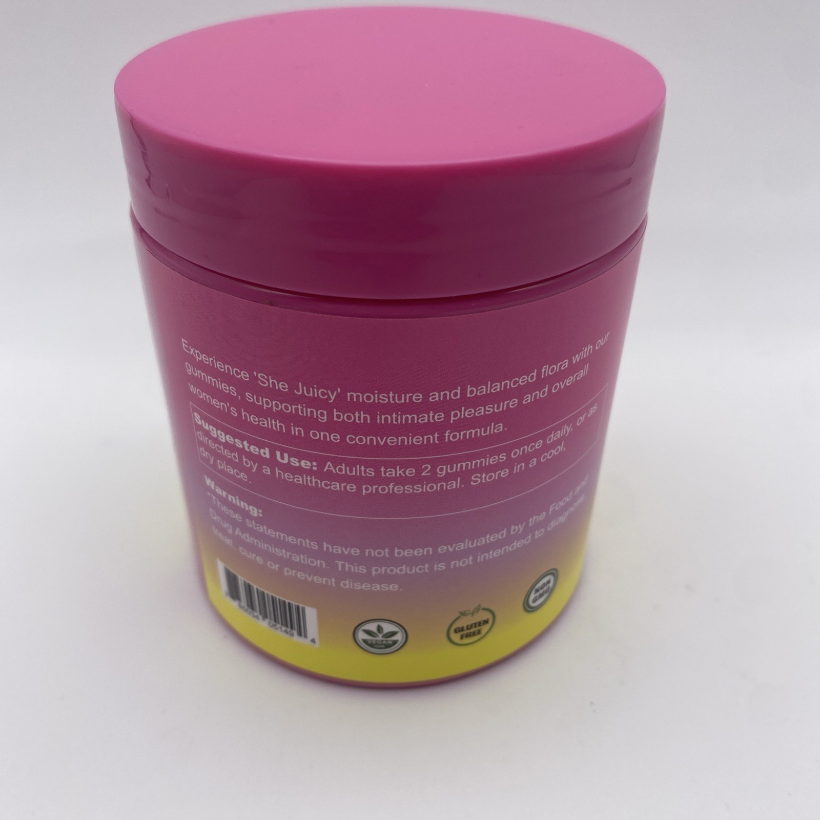 Leefar Women’s Probiotic Slippery Elm Pineapple 60 gummies exp: 08/2027