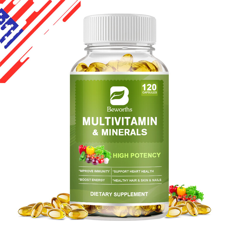 Multivitamin Highest Potency Daily Vitamins&Minerals Supplement 120 Capsules
