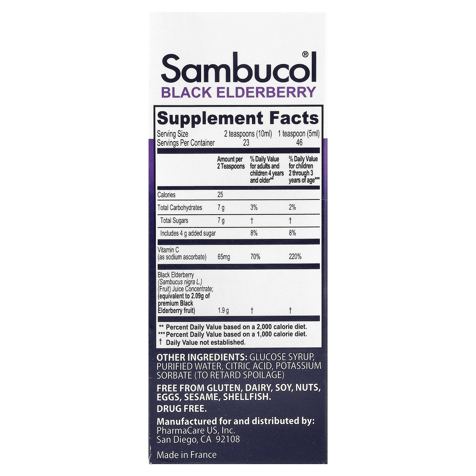 Kids Black Elderberry Syrup, 2 Years & Older, Berry, 4 fl oz (120 ml)