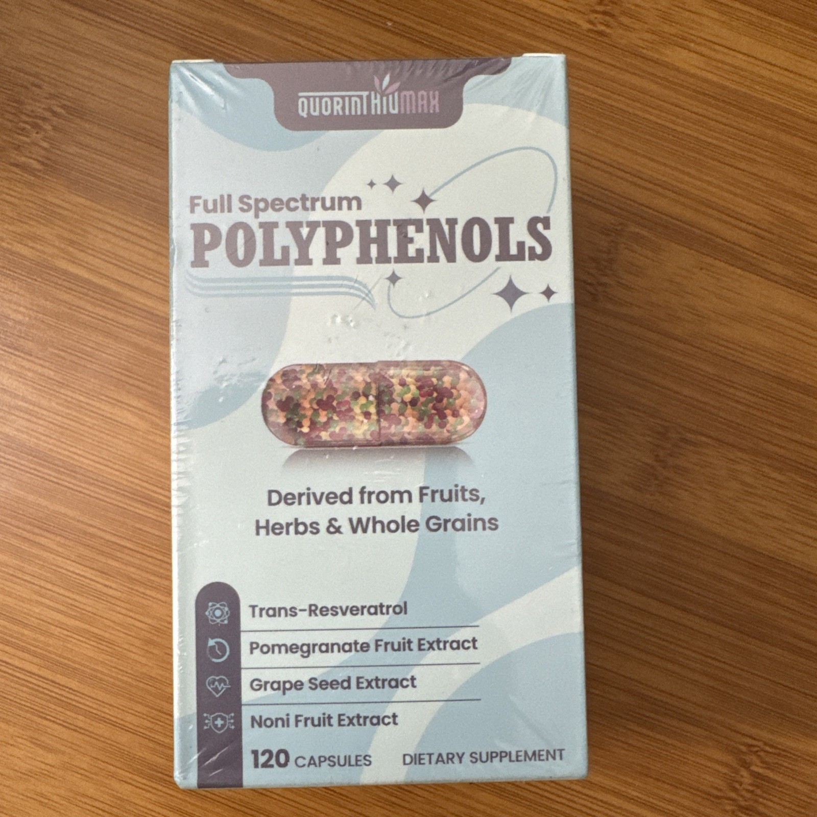 QUORINTHIUMAX Full Spectrum Polyphenols 120 Caps 12/28