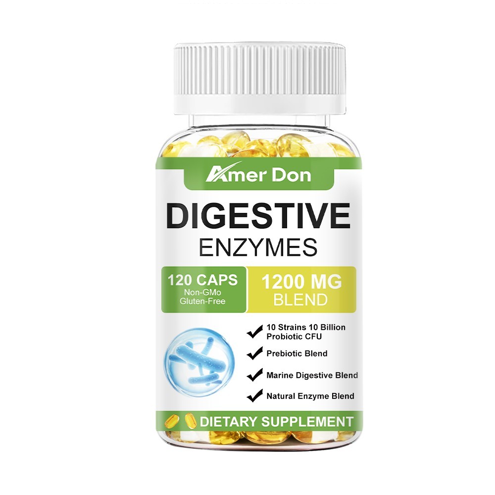 Digestive Enzymes Prebiotic & Probiotics, Gas, Constipation & Bloating Relief