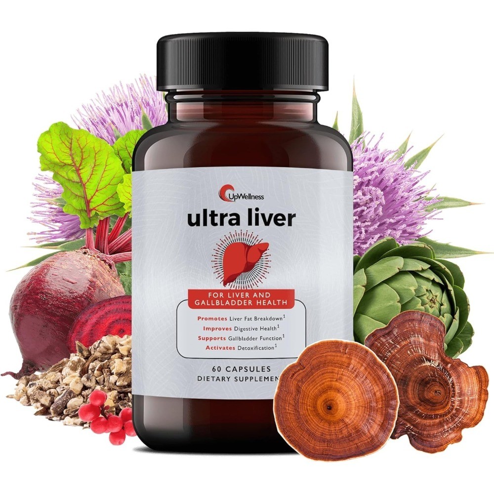 UpWellness Ultra Liver Supplement,Natural Support for Liver&Gallbladder Wellness