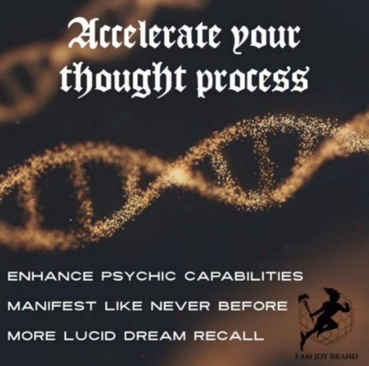 NEW LUXRY I Am Joy Ormus Gold Oil, DNA Repair & Pineal Gland Decalcification