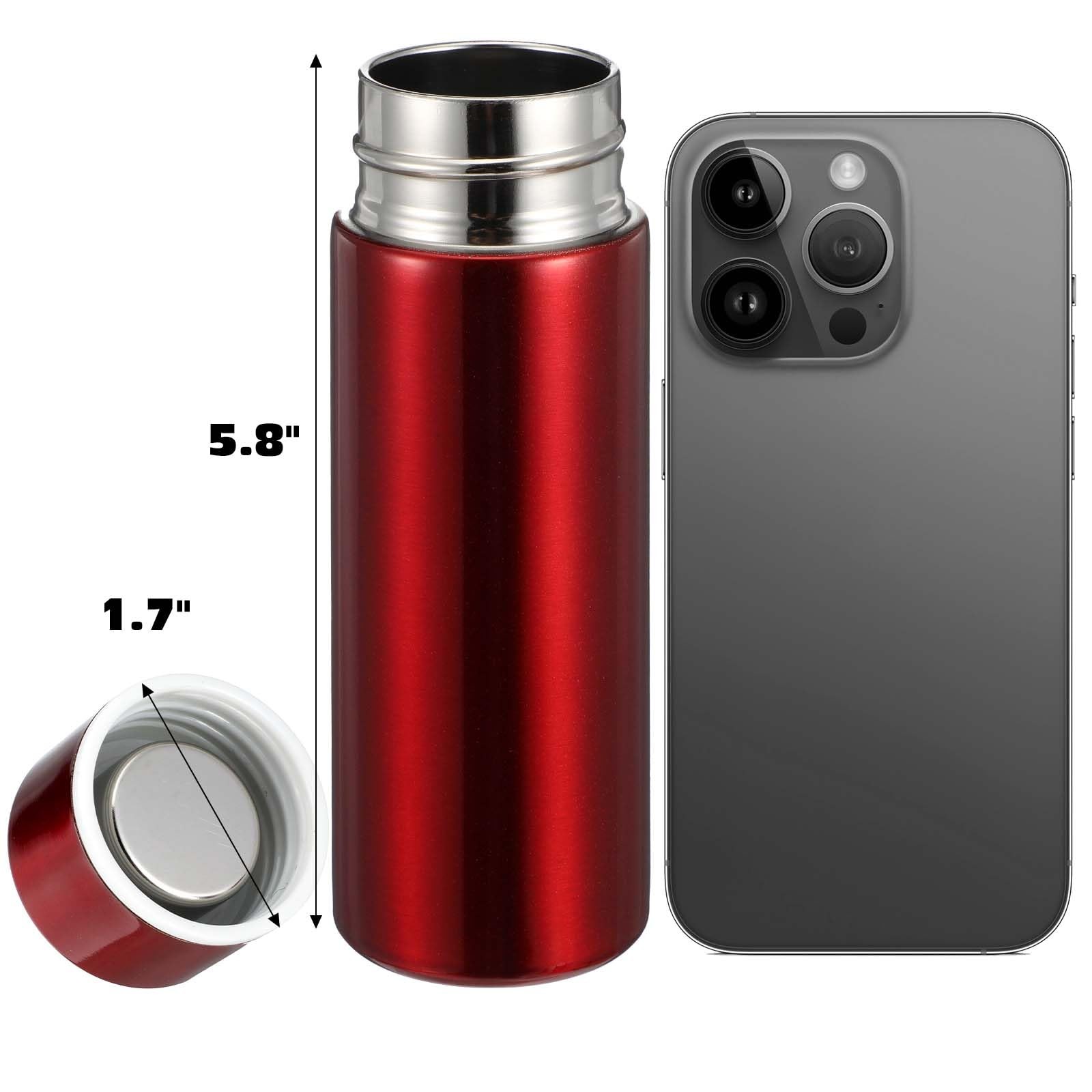 4 Pack Mini Stainless Steel Water Bottle, Insulated Small as show, show