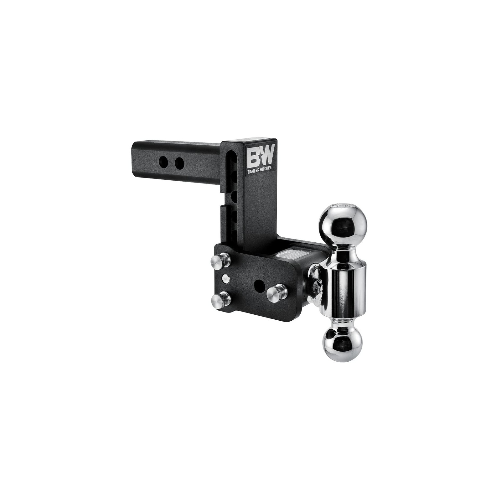 B&W Trailer Hitches Tow & Stow Adjustable Trailer Hitch Ball Mount – Fits 2″ …