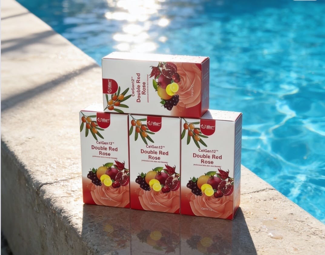 CelGen12™ (Double Red Rose)Powered by N-Acetyl L-Cysteine (NAC)