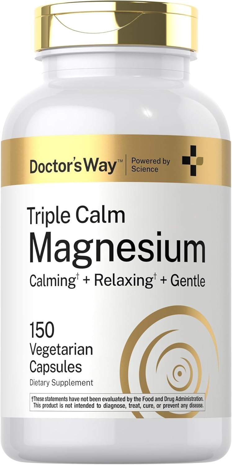 Magnesio 3 en 1 (Malato, Quelato de Bisglicinato, Citrato) Pack of 60 | 1340mg
