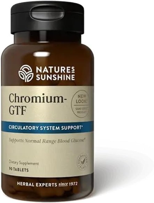Chromium GTF 300 mcg – Unisex Adult Supplement for Blood Sugar & Heart Health