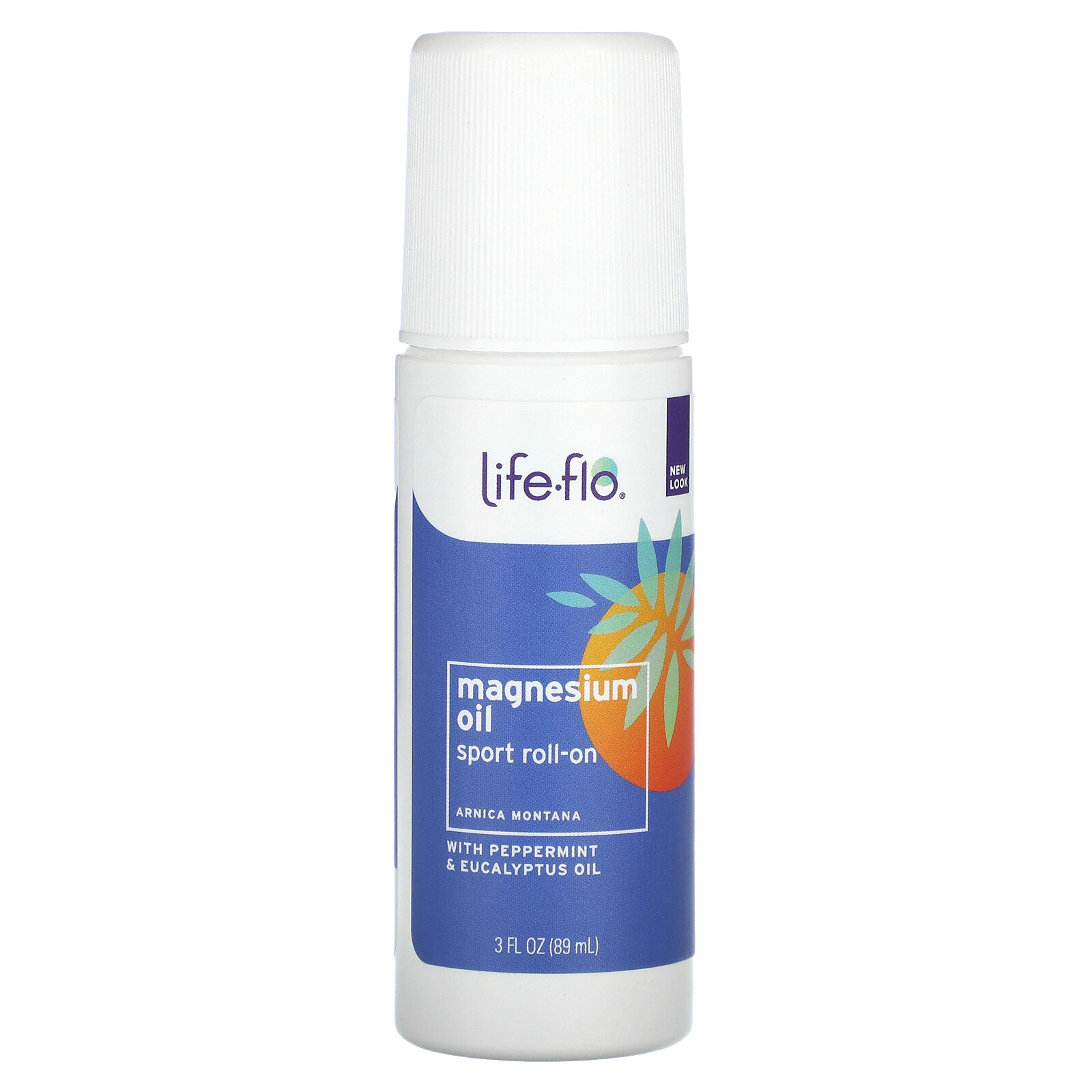 Magnesium Oil, Sport Roll-On, Arnica Montana, 3 fl oz (89 ml)