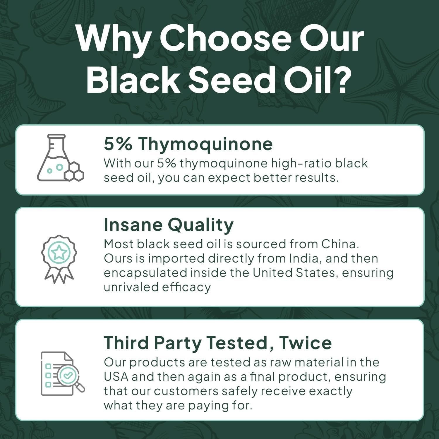 Organics Ocean Better Black Seed Oil Cold Pressed 60 Softgels ( 2 x 30 serving )