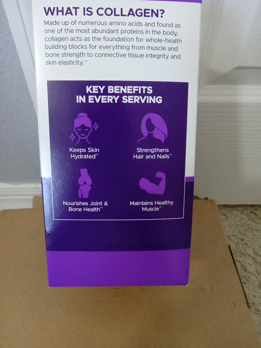 New Swanson Collagen Peptides, Qty 20 packs, 2 boxes. Boxes dented some by USPS