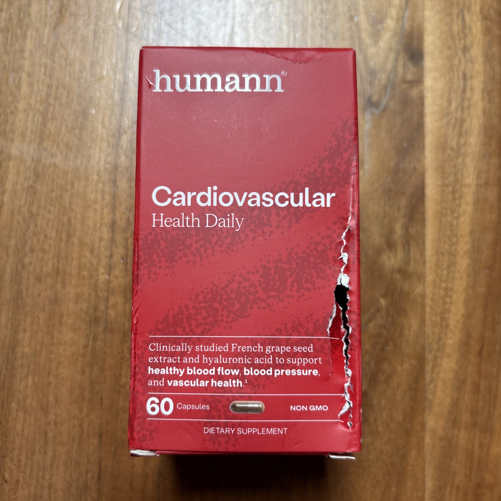 humann Cardiovascular Health Daily Supplement 60 Capsules Non-GMO Exp: 02/2028