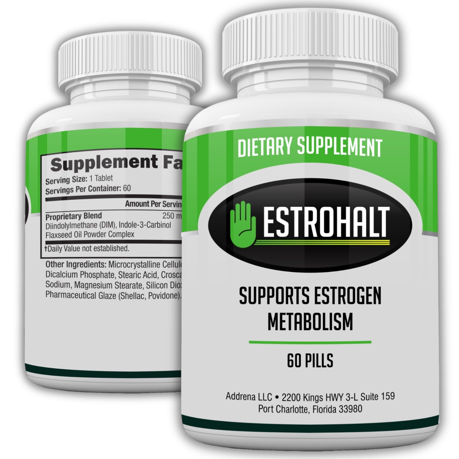 Estrohalt Best Estrogen Blocker and Aromatase Inhibitor For Men & Women 60 pills