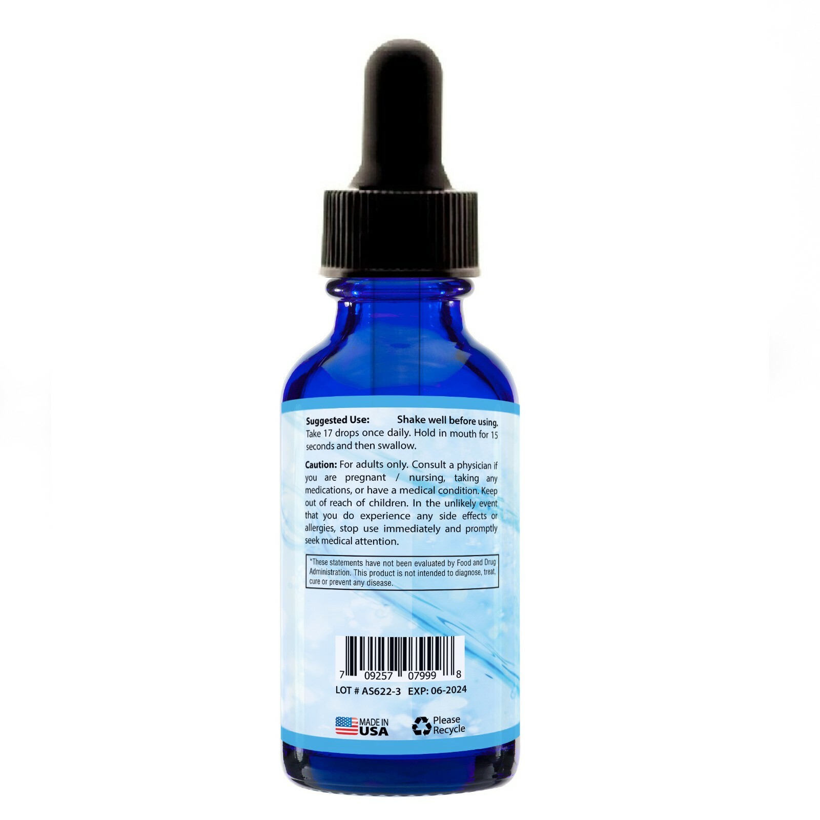 Absonutrix Ursolic Acid 593 mg per servings 4 Fl Oz Antioxidant Made in USA