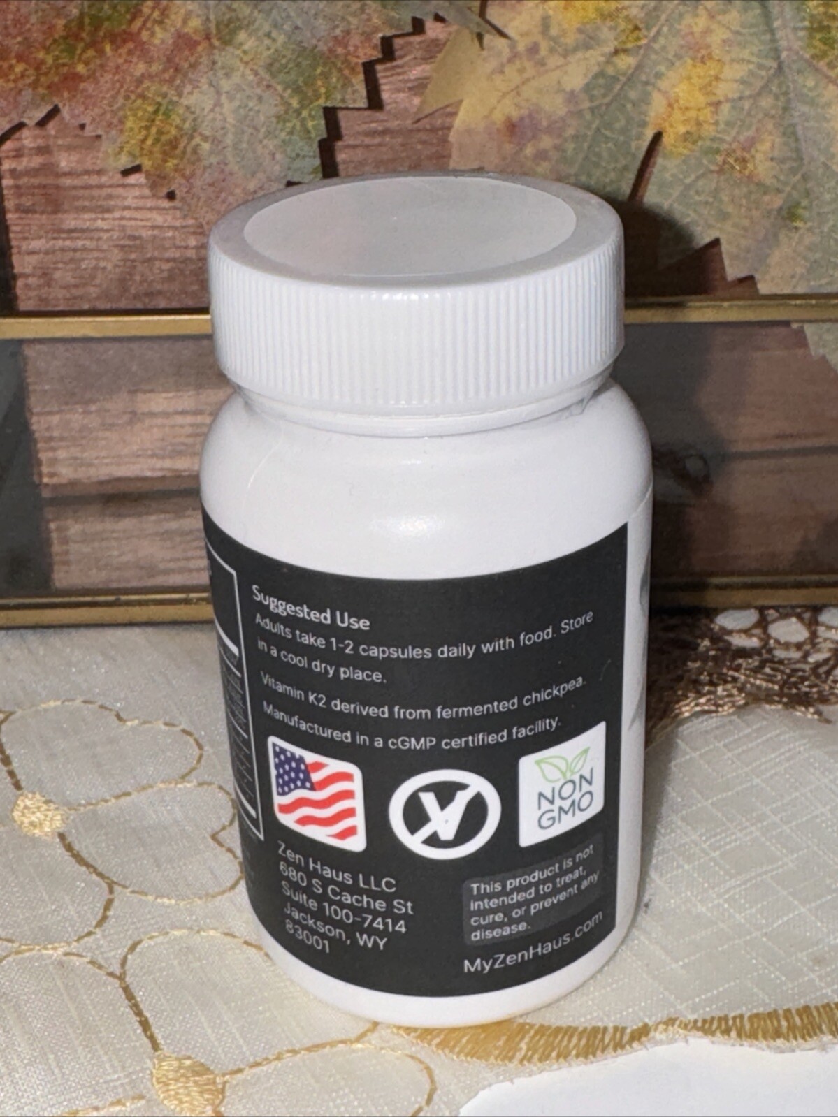 zen haus a-d3-k2 with coq10 and manganese 100 capsules exp 12/2025