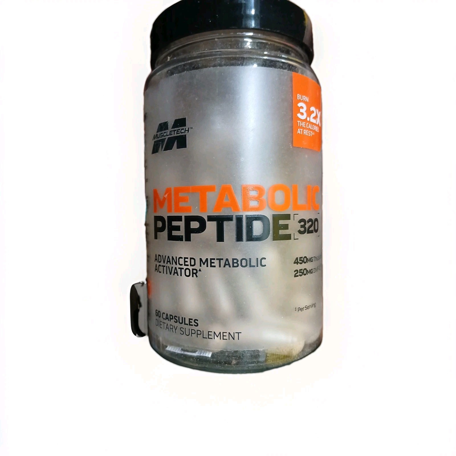 Muscletech Metabolic Peptide 320, 60 capsules, Exp 12/28 NEW