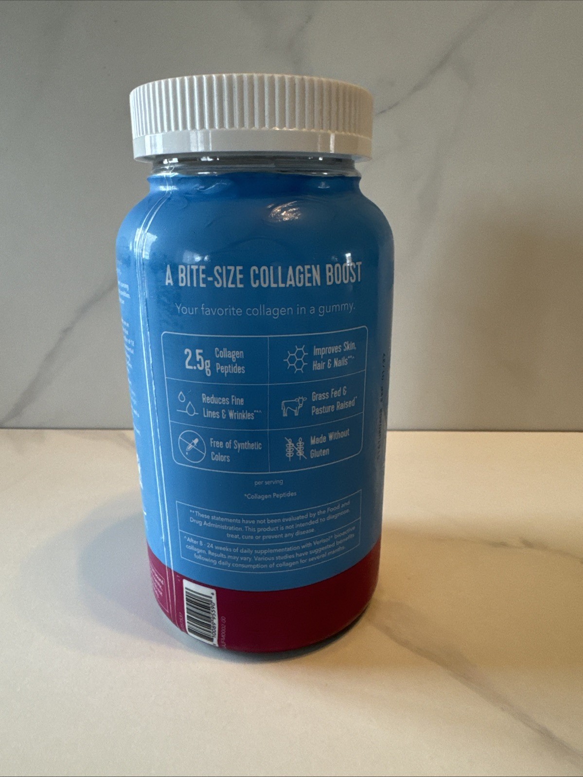 Vital Proteins Collagen Gummies Raspberry 120 Count Hair Skin Nails