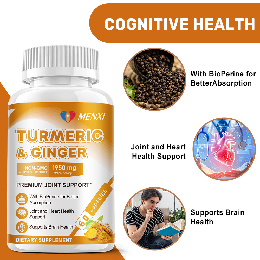 TURMERIC 95% CURCUMIN 1950mg EXTRACT TUMERIC BLACK PEPPER ANTIOXIDANT BEST