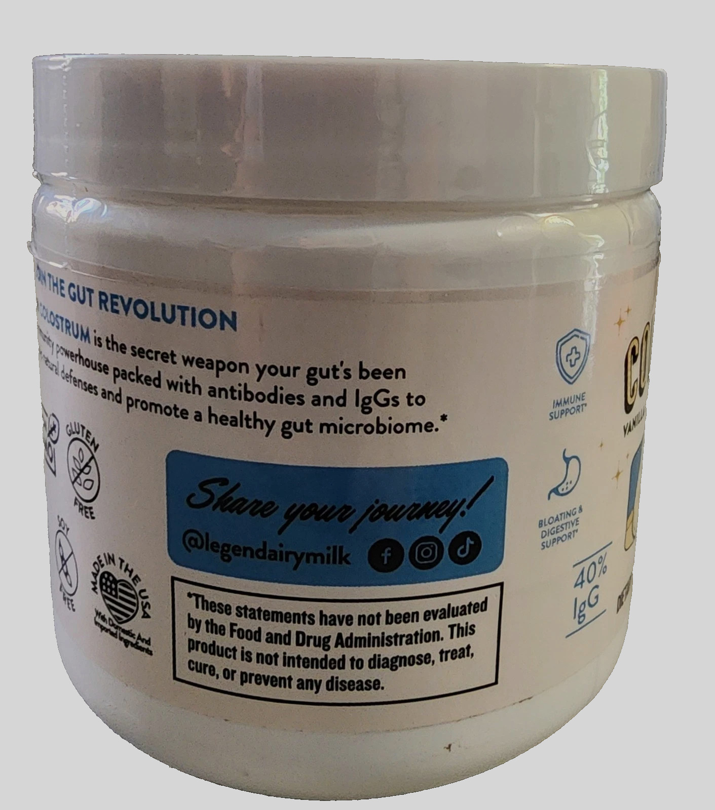 Legendairy Milk Colostrum Supplement Chewable Tablets – 60ct *EXP 07/2026*