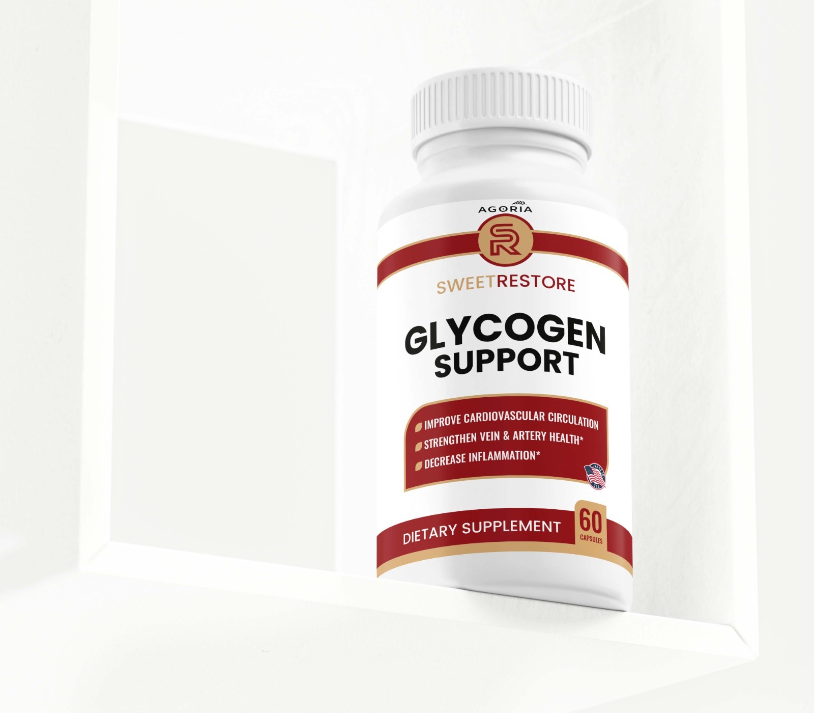 (2 PACK) Sweet Restore Glycogen Support Capsules, Joint Support (120 Capsules)