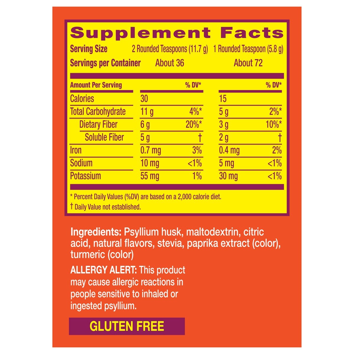 Metamucil Premium Blend Relief Friendly Fiber Powder – 72 Dose/14.9oz