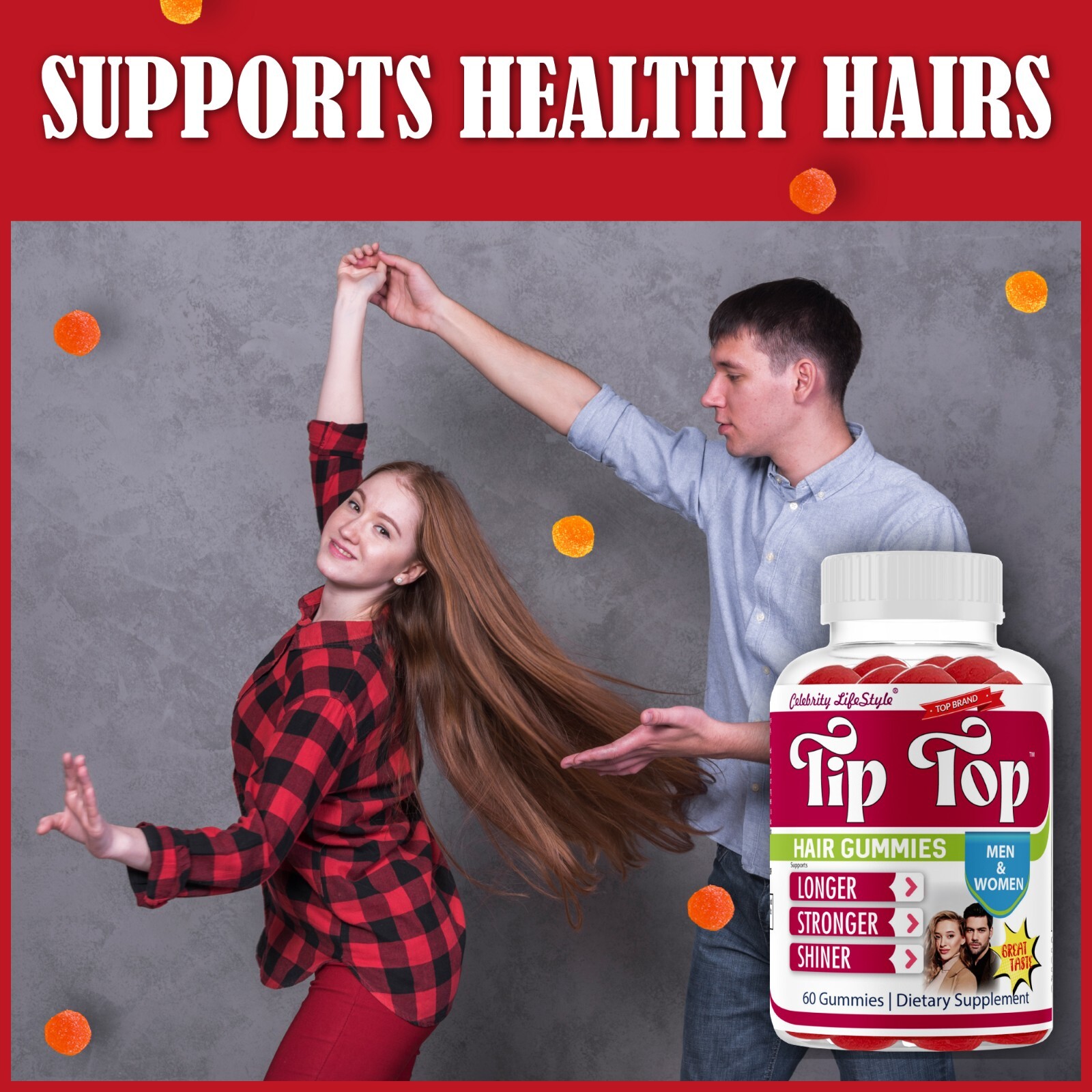 Biotin Beauty Gummies, Hair Growth Supplement with Vitamins | Hair & Nail Health