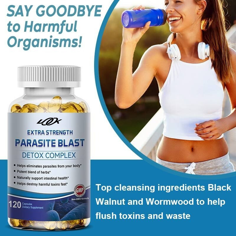 Super Colon Cleanse Anti Parasite Complex Eliminat Parasites