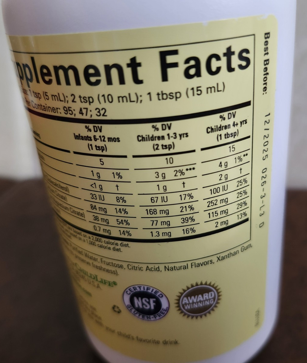 Essentials, Liquid Calcium with Magnesium, Natural Orange, 16 fl oz Free Ship